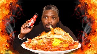 2X SPICY SEAFOOD BOIL MUKBANG | SNOW CRABS | CRAWFISH | SHRIMP | GIVEAWAY