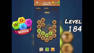 Word Seeker Level 184 Walkthrough