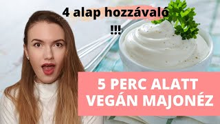 Házi vegán majonéz recept | egészséges és egyszerű recept