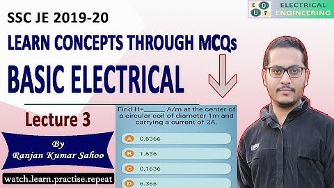 Lec 03 Concepts of Magnetic Circuit| Basic Electrical |SSC JE | Mcqs with Detailed Concept with EdUp