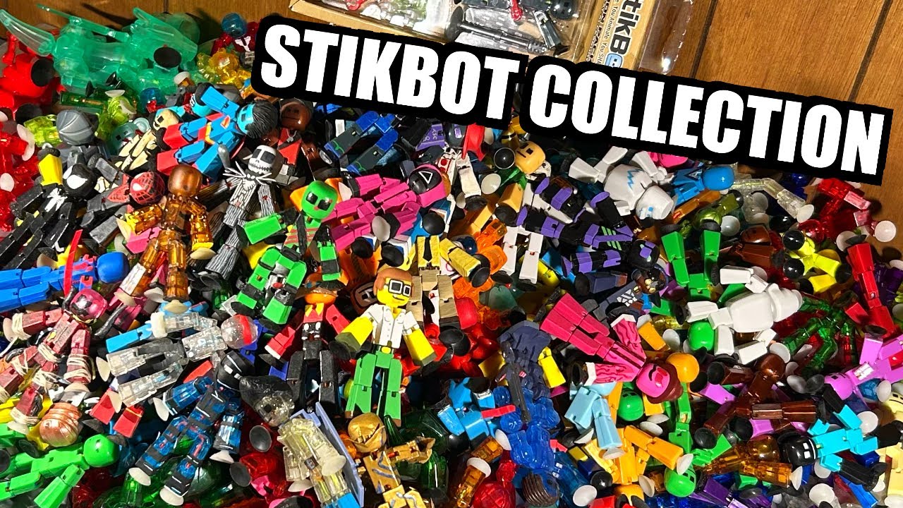 Моя коллекция Stikbot выпуска 2025 года!