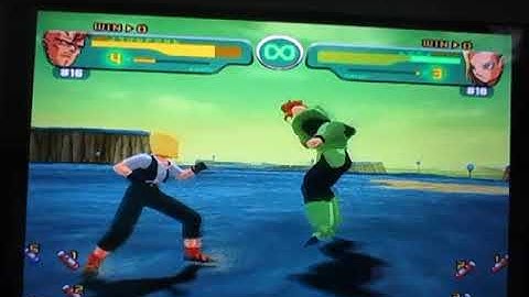 Dragon Ball Z Budokai(Gamecube)-Android 16 vs Android 18 II