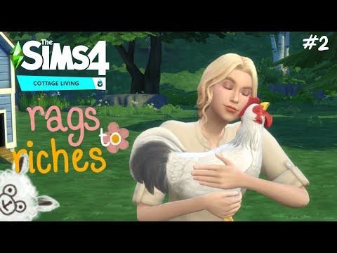 soon to be นักเกตไก่ ??  the sims 4 rags to riches (cottage living) ss.3 ep.2