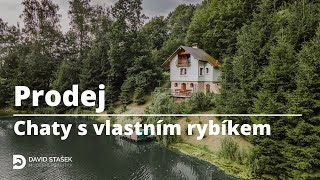 Prodej nádherné chaty s vlastním rybníkem