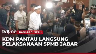 Dedi Mulyadi Conducts Surprise Inspection of SPMB Complaints | tvOne's Exciting Morning