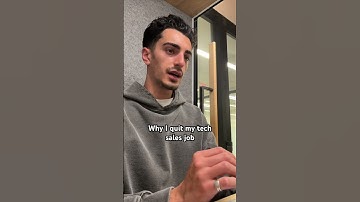 Why I quit my tech sales job