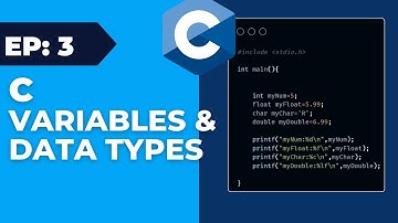 C Programming For Beginners - 3 - Variables & Data Types