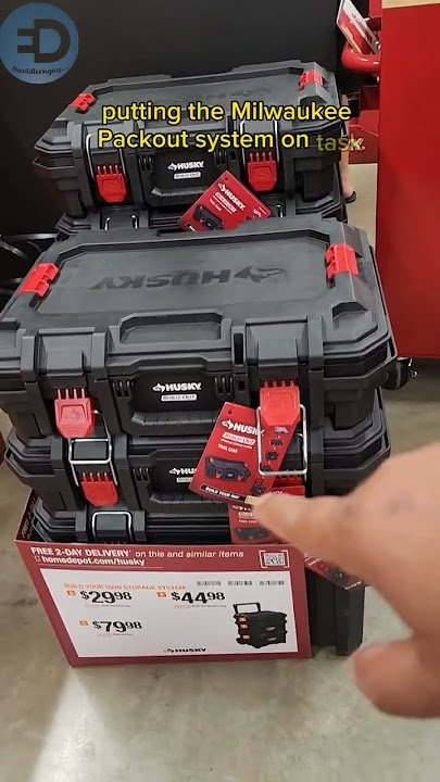 Husky Tools Workshop Makeover Step 1: Pro Duty Waterproof Storage Bins