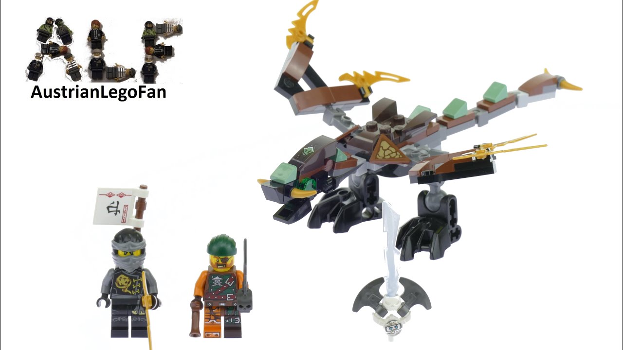 Lego Ninjago 70599 Cole´s Dragon - Lego Speed Build Review - YouTube