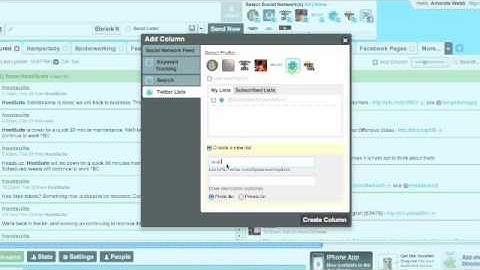 Creating Lists on Hootsuite
