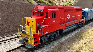 MÁV EMD GP30 #modeltrains #hoscale #máv #AEWRR #custompaint #emdlocomotive #gp30 #vasútmodell