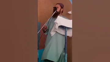 قاری خلیل الرحم ن الاثری صاحب خطبہ جمعہ ارشاد فرماتے ہوئے 