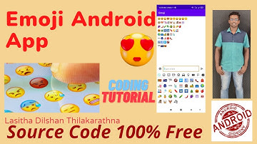 Emoji Android App Coding Tutorial | Source Code 100% Free Download | #AndroidStudio