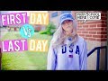 MIDDLE SCHOOL: FIRST DAY VS LAST DAY! | Kalista Elaine
