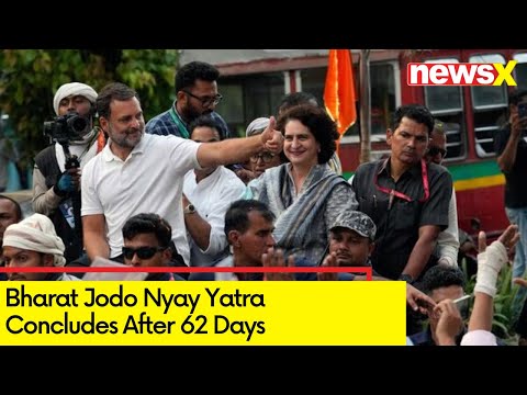 Bharat Jodo Nyay Yatra Concludes After 62 Days | Lok Sabha Polls 2024 | NewsX