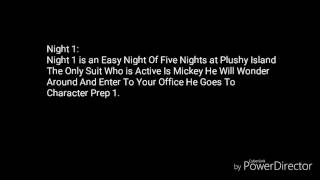 Five Nights At Plushy Island All Nights