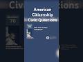 American Citizenship Civic Questions #citizenshiptest