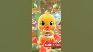 The cute little duck 92R #duck #shorts #funny #cute #cartoon #viral #pets #ytshorts #cuteanimals #ai