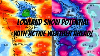Lowland Snow Potential with Active Weather Ahead!