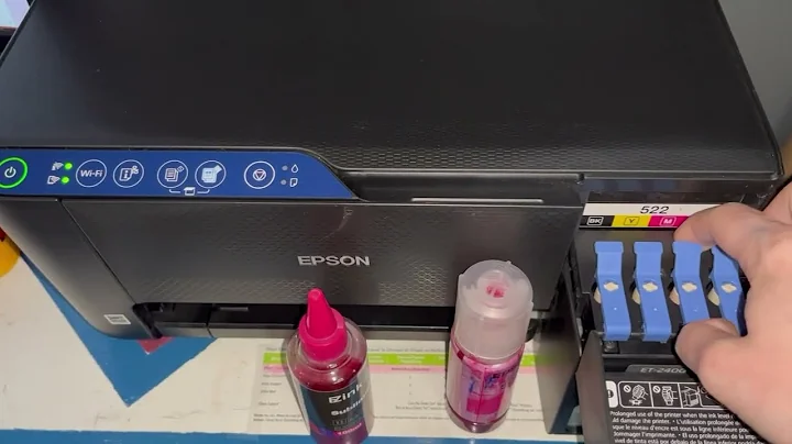 Epson Ecotank ET-2400 update Refilling Sublimation Ink