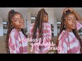 KNOTLESS GODDESS BRAIDS | tutorial + styling