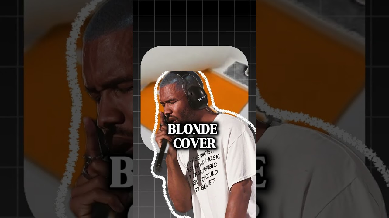 Frank Ocean’s Band-Aid on the Blonde Cover Explained 🎤🎨