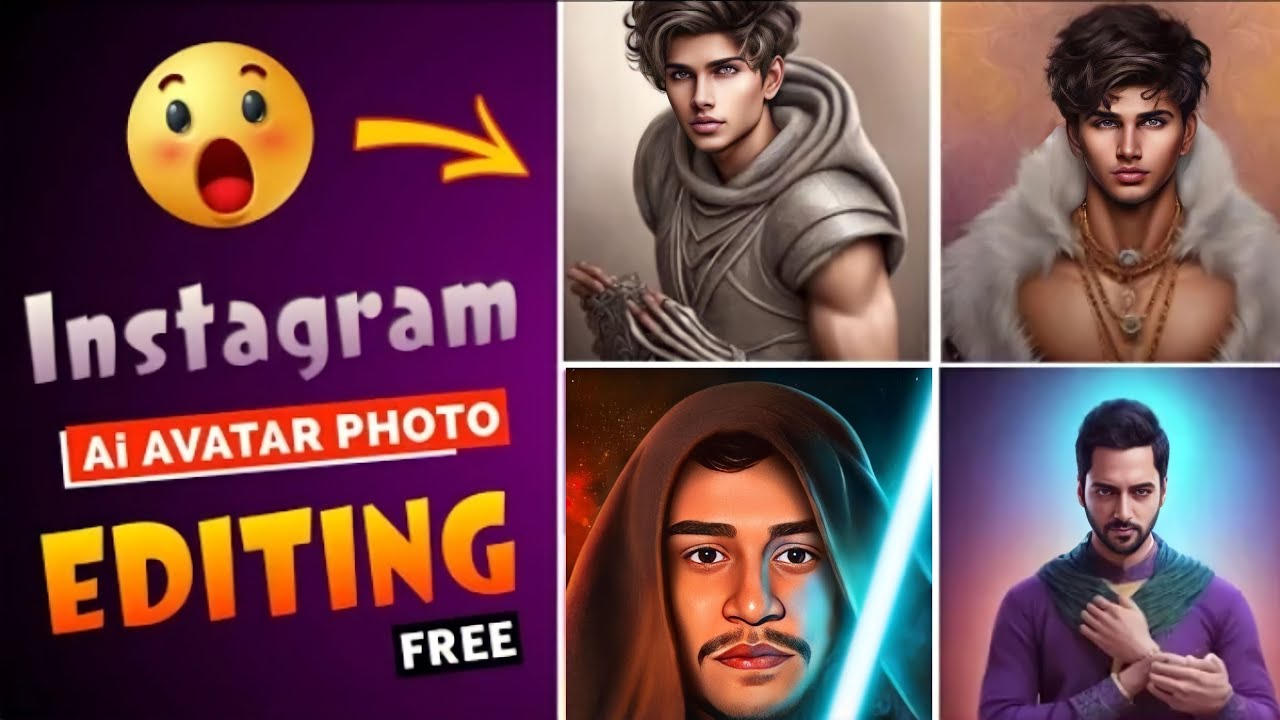 How to edit viral instagram ai avatar trend photo free | lensa ai ...