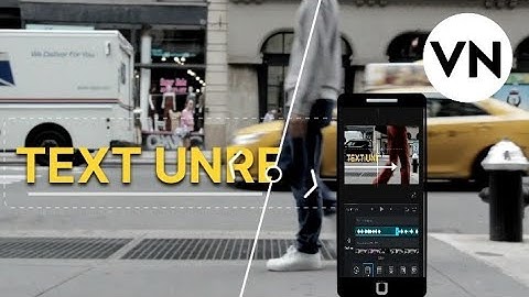 Master Text Reveal and Unreveal Effect as You Walk | VN Video Editor Tutorial