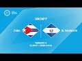 Cuba vs El Salvador | 2026 Concacaf U-17 Qualifiers ⚽