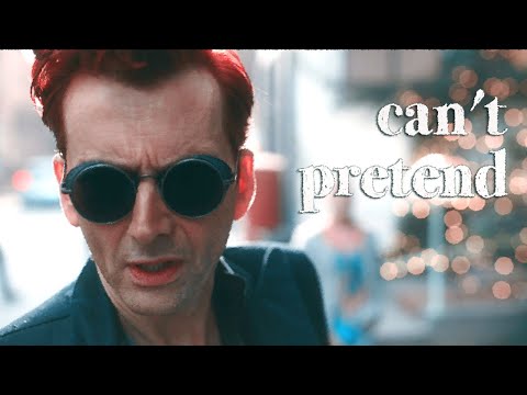 crowley & aziraphale — can't pretend ✧˖° | ineffable husbands