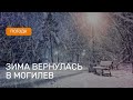Зима вернулась в Могилев