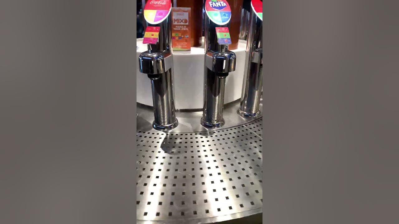 What an awesome soft drink dispensing machine! shorts cocacola YouTube