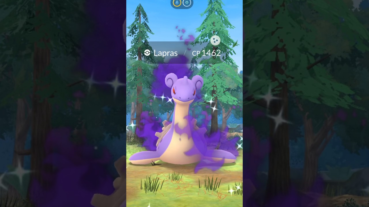 When I get shiny shadow lapras in Pokemon go 