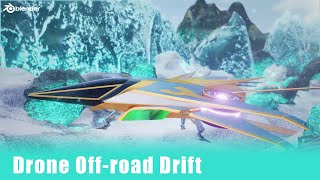Sci-Fi Drone Off-road Drift Animation | Showreel | Made in Blender