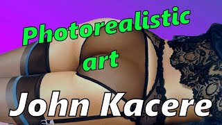 The inspiration and search for ideal forms: Incredible paintings by John Kacere