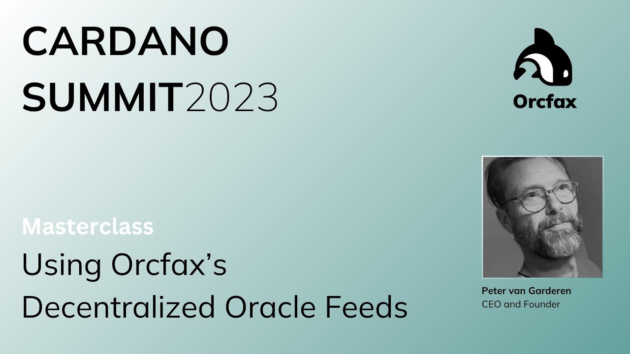 Ocrfax Masterclass Cardano Summit 2023