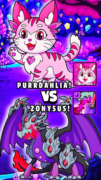 Dynamons World: Purrdahlia VS Zonysus Battle 🔥 #dynamonsworld #shorts #pokemon #dynamons