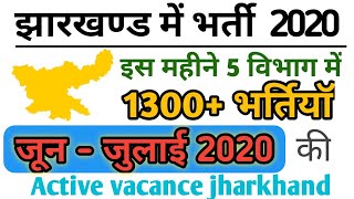 Jharkhand govt job june-july active job 2020, Jharkhand new vacancy aaply now, by pk hindi tech