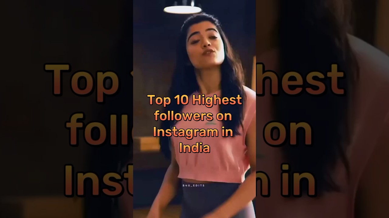 who has highest followers on Instagram in India?🤯#shorts