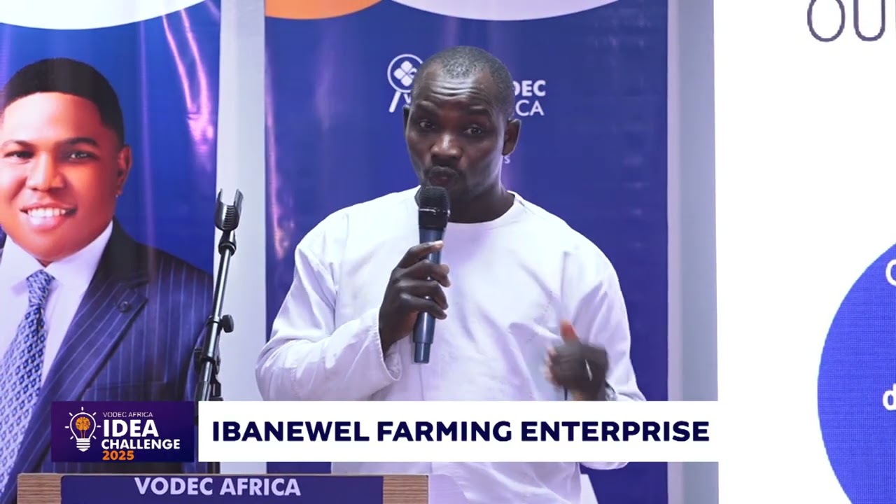 Vodec Africa Idea Challenge 25 Pitch  IBANEWEL FARMING ENTERPRISE