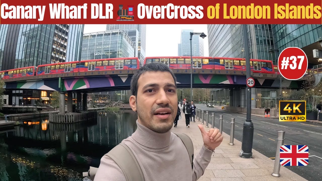 DLR London Spectacular Railway 🚄 Overcross Unveiled At Canary Wharf