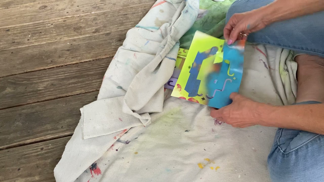 How to stencil with spray paint YouTube