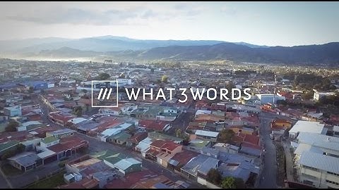 what3words helps UAV companies deliver packages using 3-words address