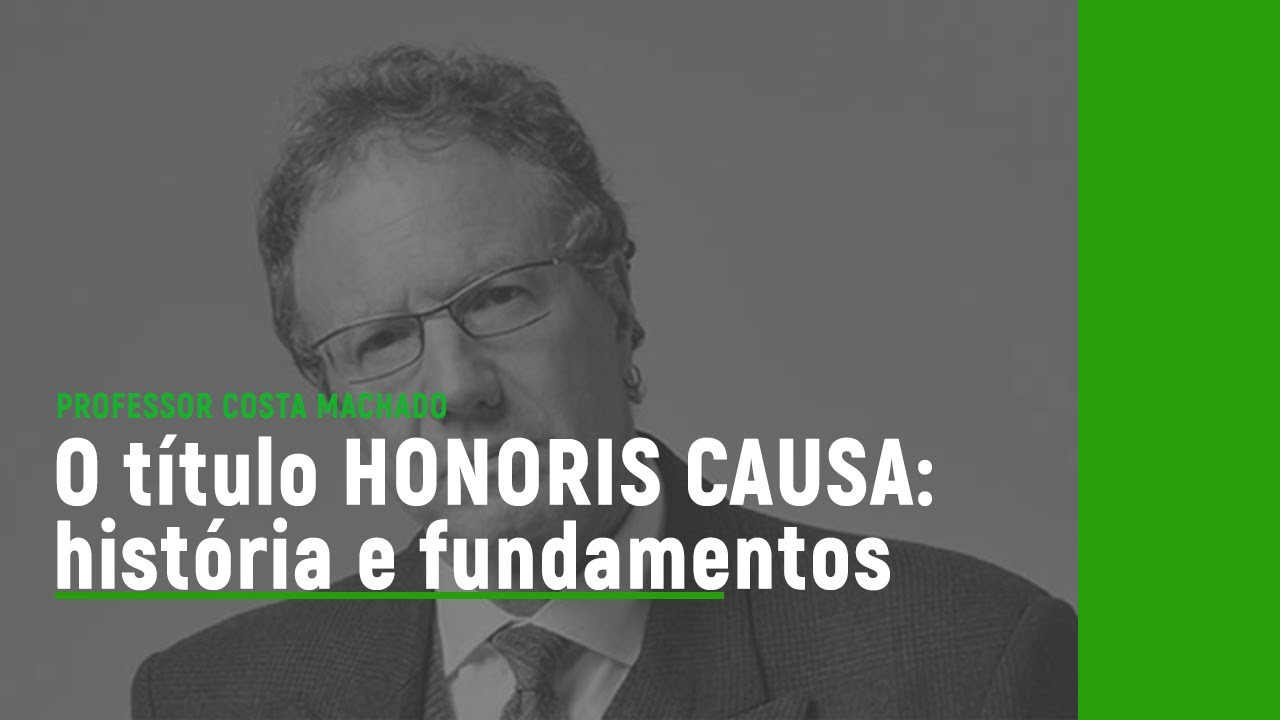 O título HONORIS CAUSA : história e fundamentos - YouTube