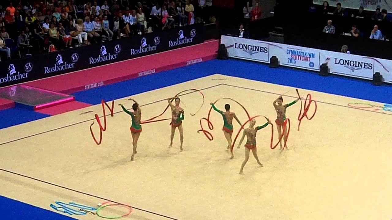 Championnats Du Monde Gymnastique Rythmique Stuttgart 12 Septembre 2015 Chine Rubans Youtube