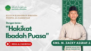 Download Lagu KULTUM RAMADHAN 1447 HIJRIAH BERSAMA PP. AL-FAKHRIYAH | KMS. M. ZACKY ASSRAF SISWANDI MP3