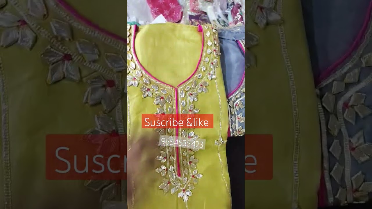 Gota patti suits 1550/-