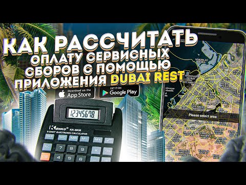 Как рассчитать оплату сервисных сборов с помощью приложения DUBAI-REST