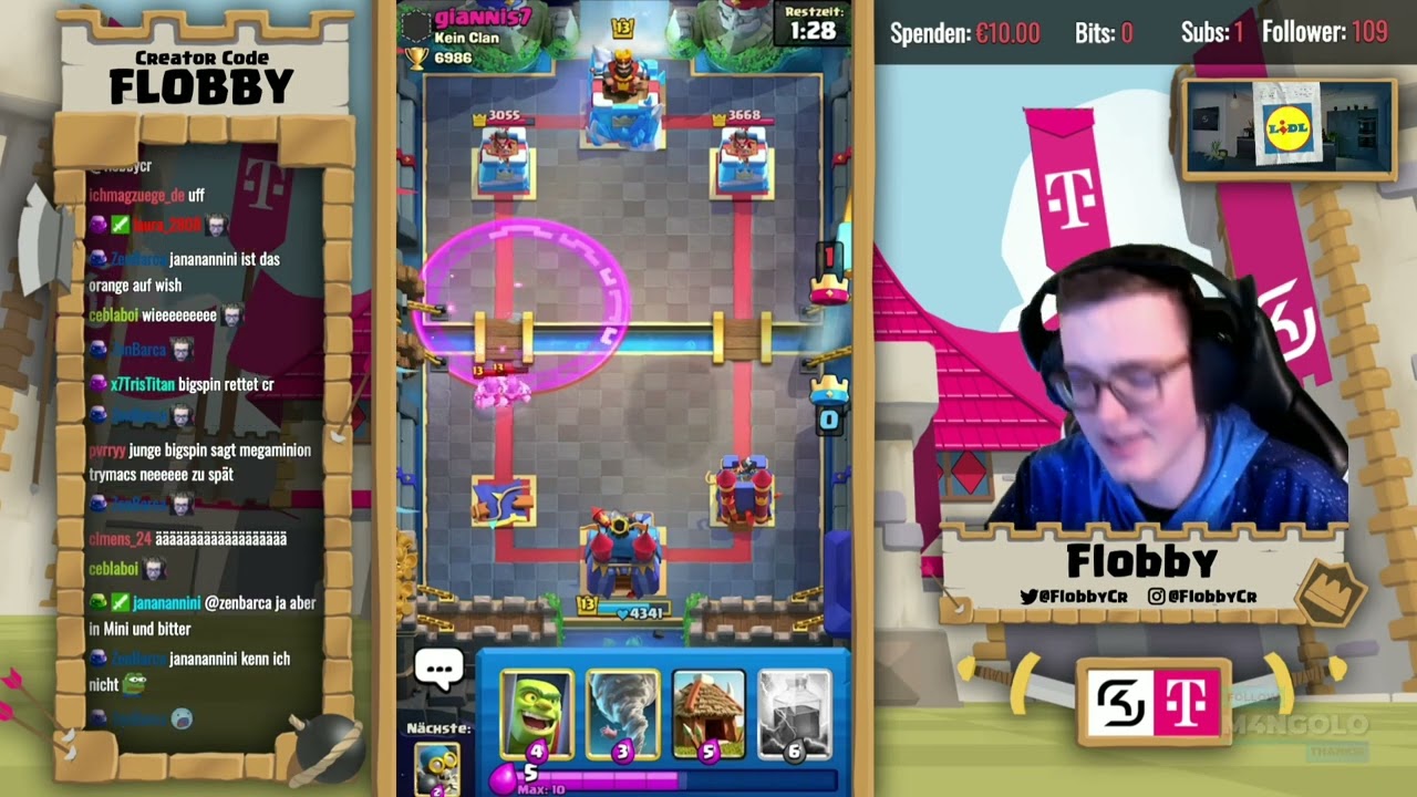 Sk Flobby Rage - Clash Royale