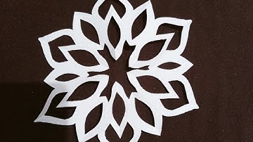 Easy paper snowflakes ।snowflakes ideas #viralvideo #snowflakes 